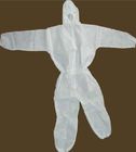 Костюм тела Hazmat белого цвета пластиковый защитный полный поставщик