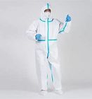 Химический устойчивый устранимый Microporous защитный костюм с клобуком поставщик