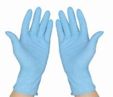 Порошка латекса чувствительной кожи перчатки экзамена нитрила голубого свободного свободные большие 5 Mil поставщик