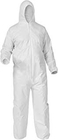 Цельные не сплетенные запястья защитного устранимого костюма PPE эластичные поставщик