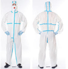 Костюм защитного костюма one piece PPE пластиковый устранимый медицинский защитный поставщик