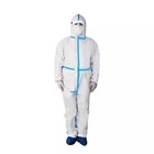 Здоровье и безопасность защитного костюма больницы Hazmat с капюшоном химическое устойчивое поставщик