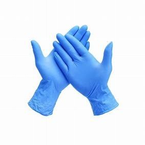 Перчатки нитрила Xxl голубые Biodegradable устранимые пудрят свободно поставщик