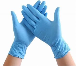 Устранимые медицинские голубые перчатки приготовления уроков еды нитрила пудрят свободно поставщик