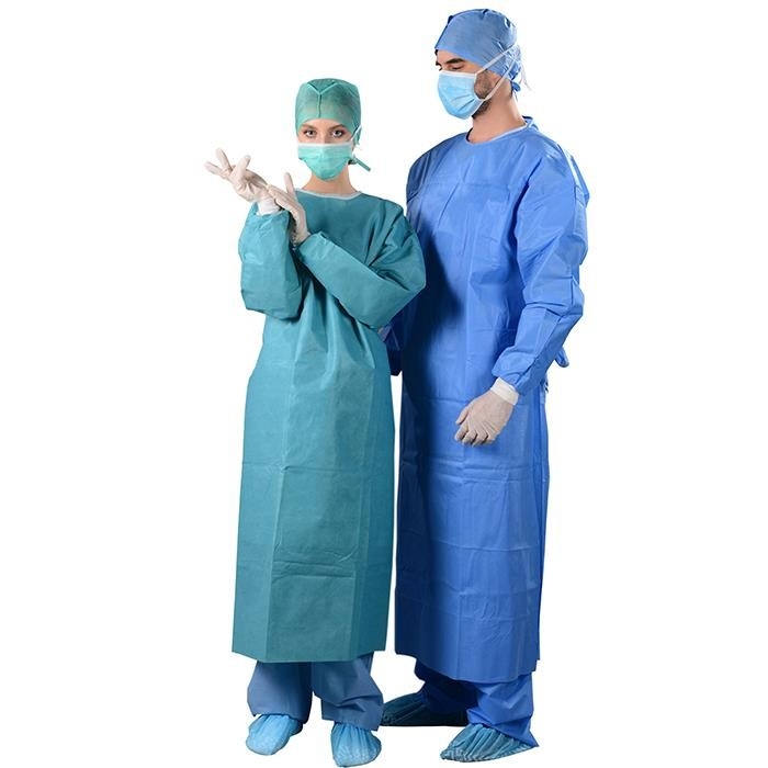 Мантия Ot стерильной медицинской ткани хирургическая устранимая для докторов поставщик